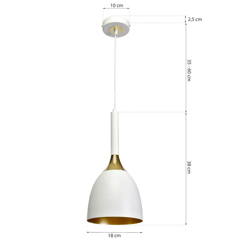 Milagro Clark pendant lamp E27