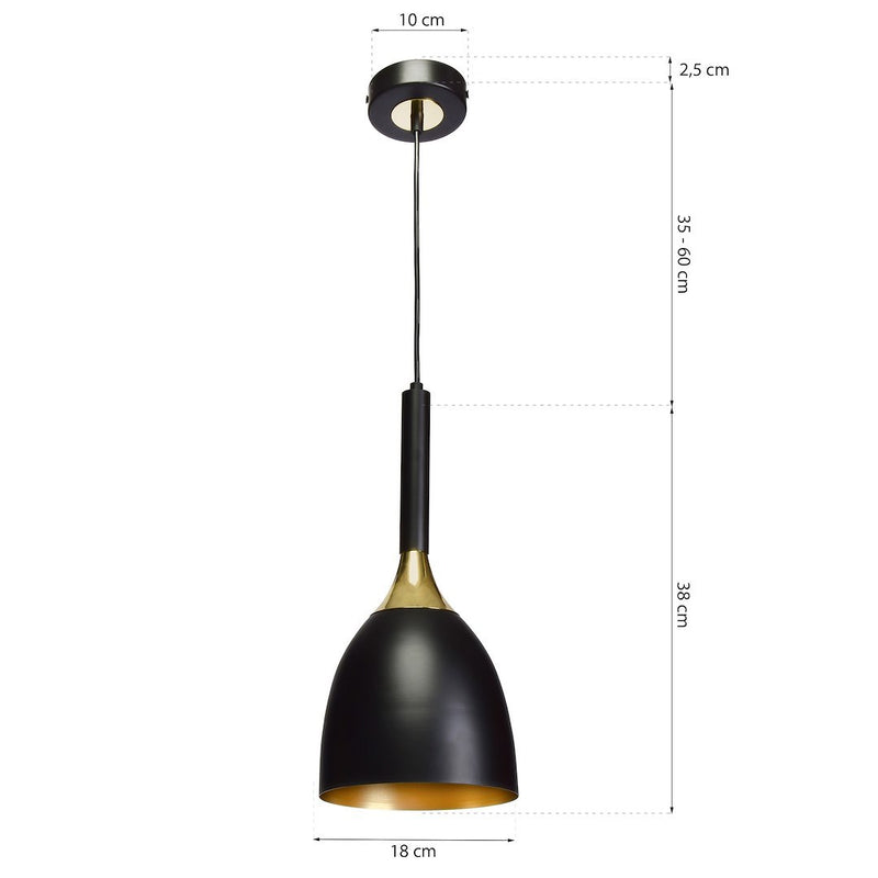 Milagro Clark pendant lamp E27
