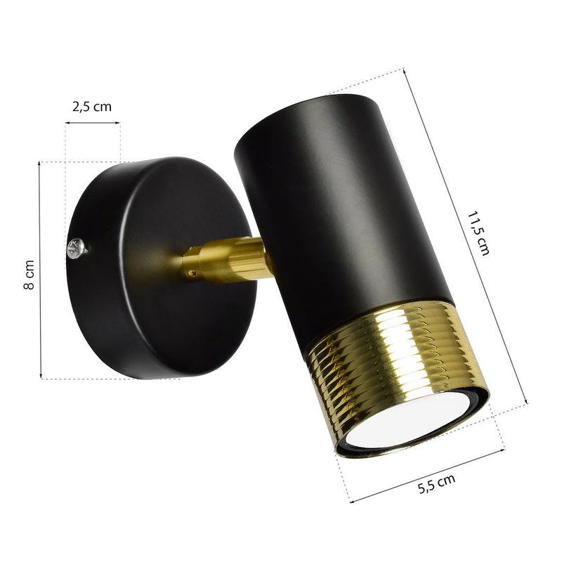 Milagro Dani wall sconce lamp GU10 H 13cm