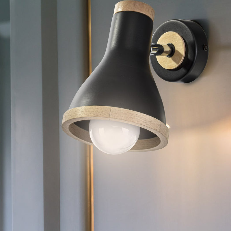 Milagro Holly wall sconce lamp E27 H 17cm