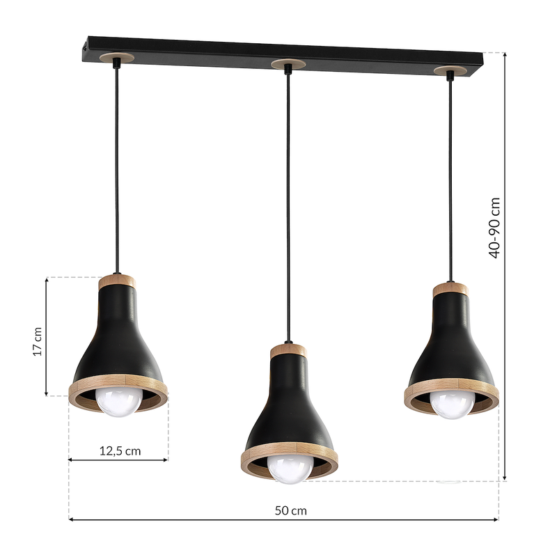 Milagro Holly pendant lamp E27