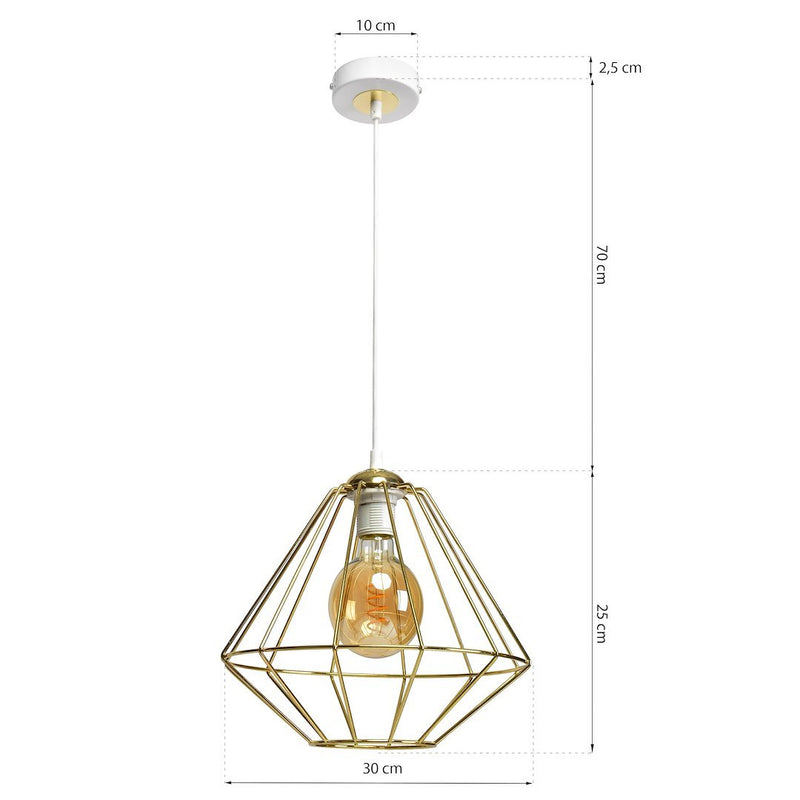 Milagro Lupo pendant lamp E27