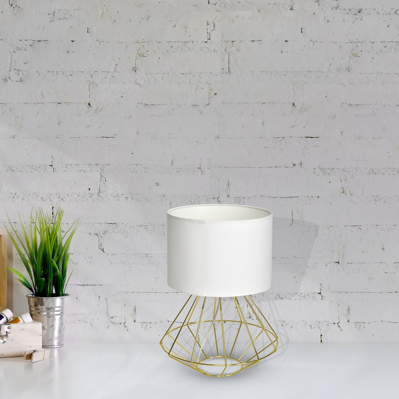 Milagro Lupo table lamp E27, white H 40cm