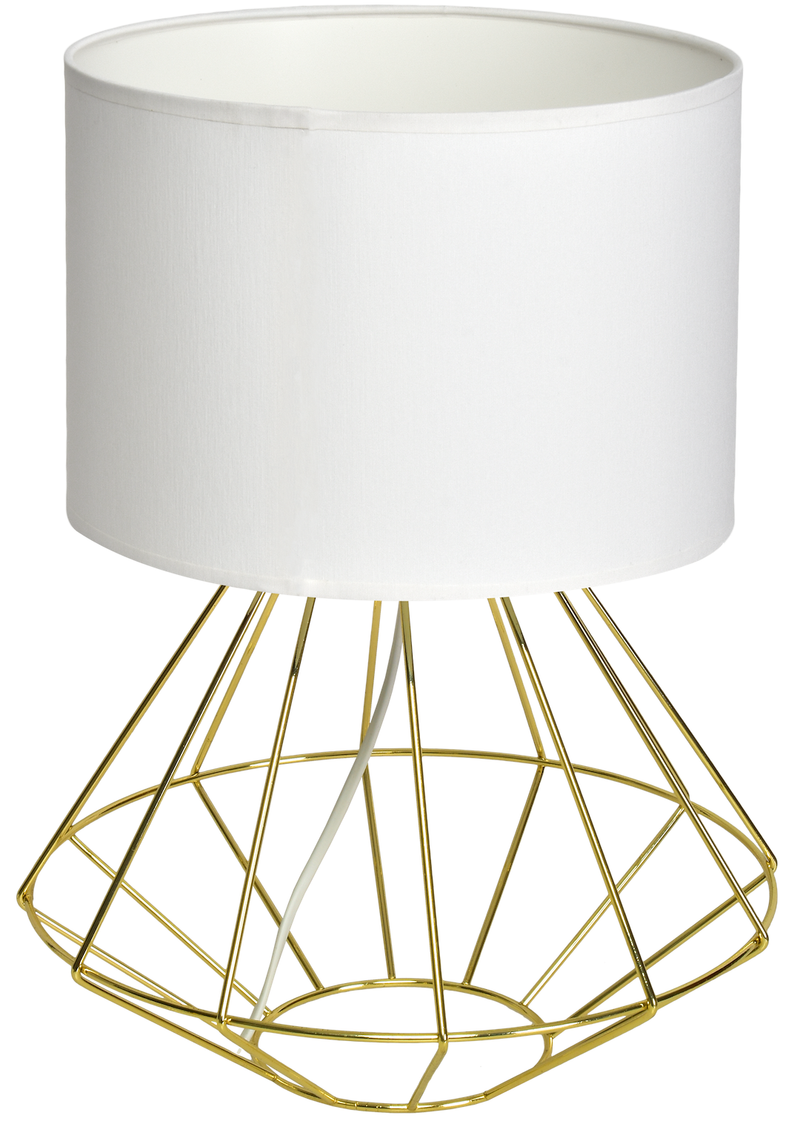 Milagro Lupo table lamp E27, white H 40cm