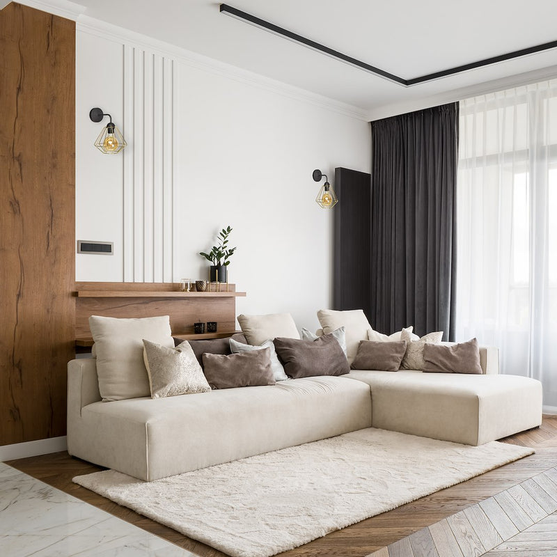 Milagro Lupo wall sconce lamp E27 H 25cm