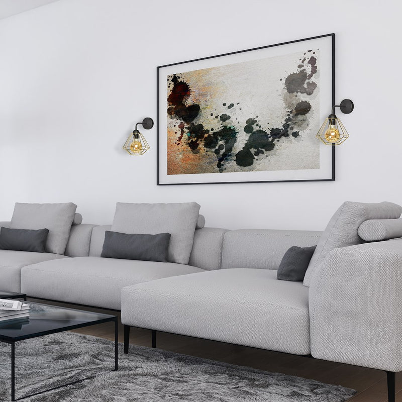 Milagro Lupo wall sconce lamp E27 H 25cm