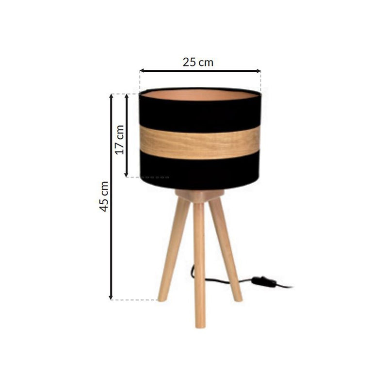 Milagro Terra table lamp E27 H 45cm