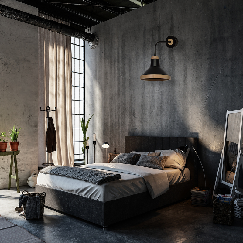 Milagro Salma wall sconce lamp E27 H 30cm