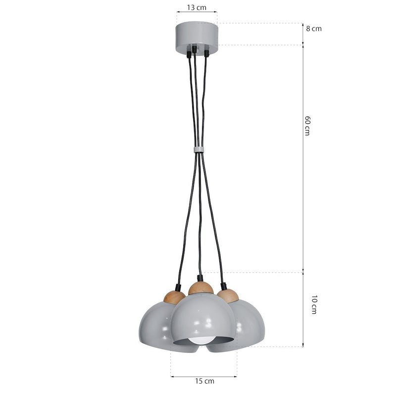 Milagro Lady pendant lamp E27
