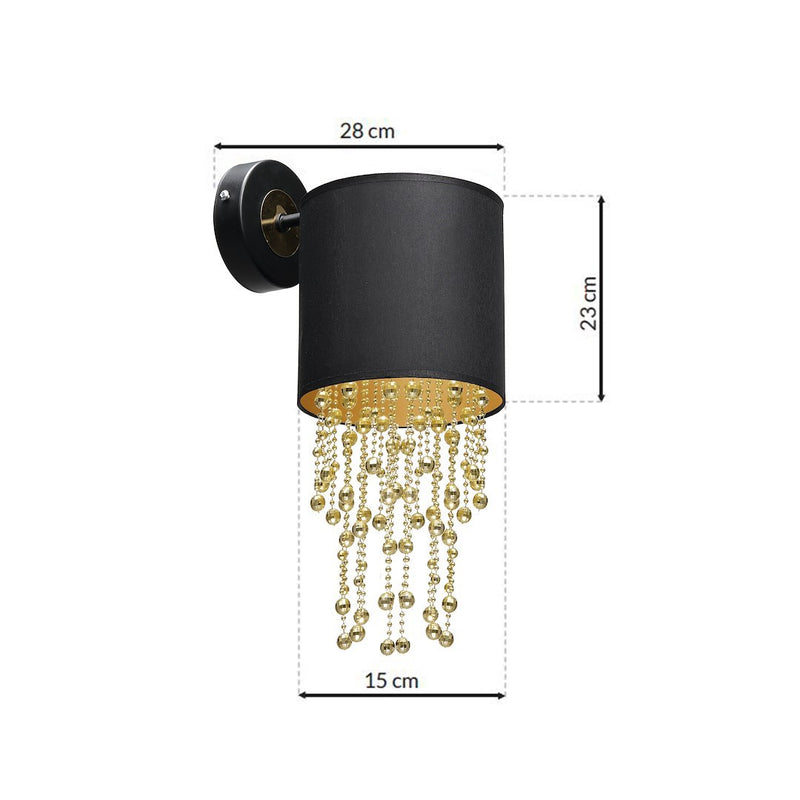 Milagro Almeria wall sconce lamp E27 H 28cm