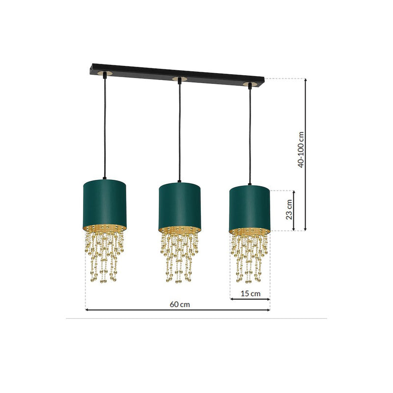 Milagro Almeria pendant lamp E27