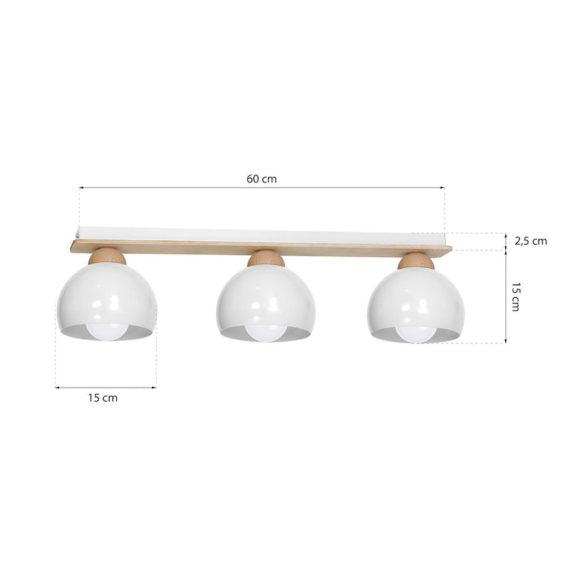 Milagro Lady ceiling lamp E27 H 17.5cm
