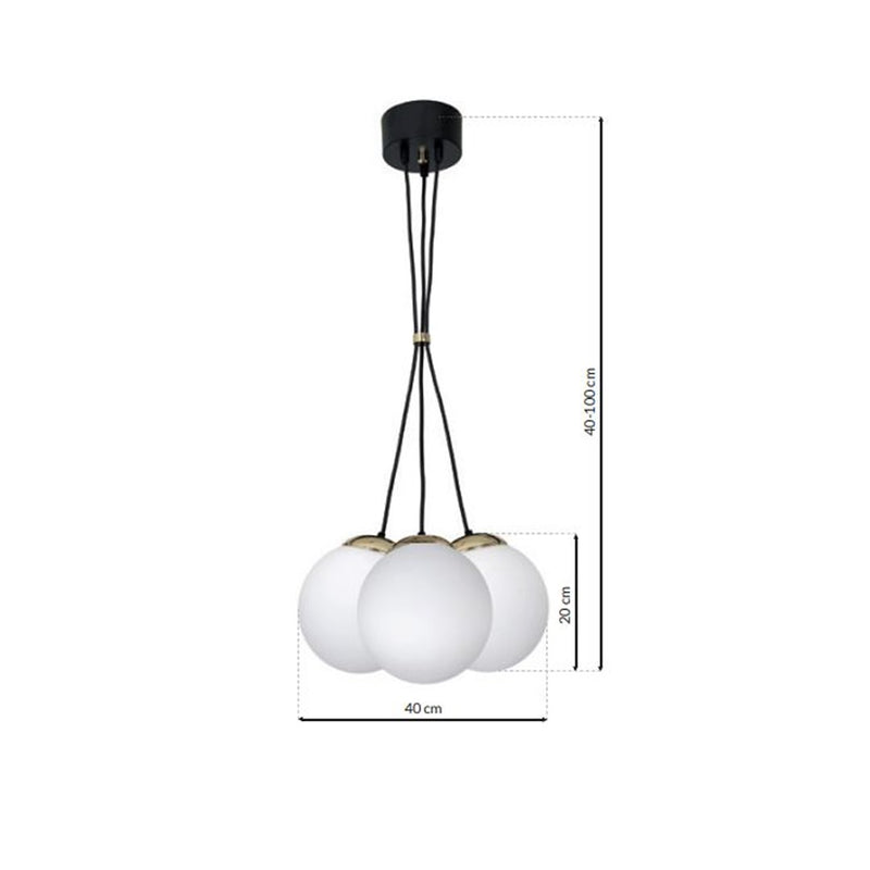 Milagro Sparta pendant lamp E14