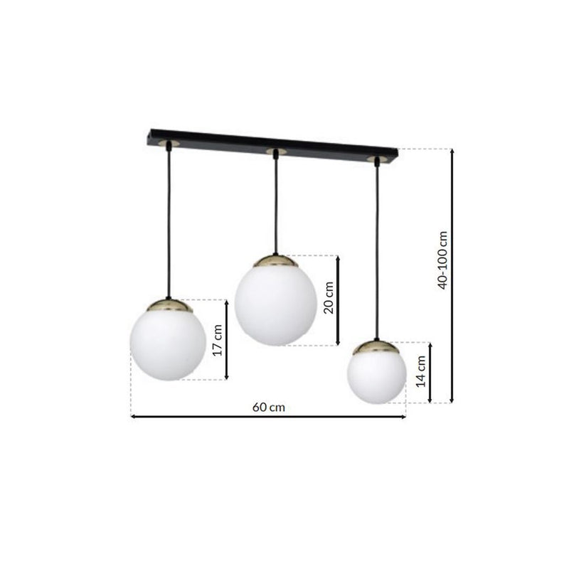 Milagro Sparta pendant lamp E14