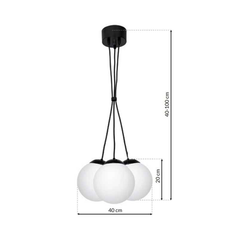Milagro Lima pendant lamp E14
