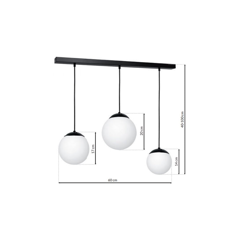 Milagro Lima pendant lamp E14