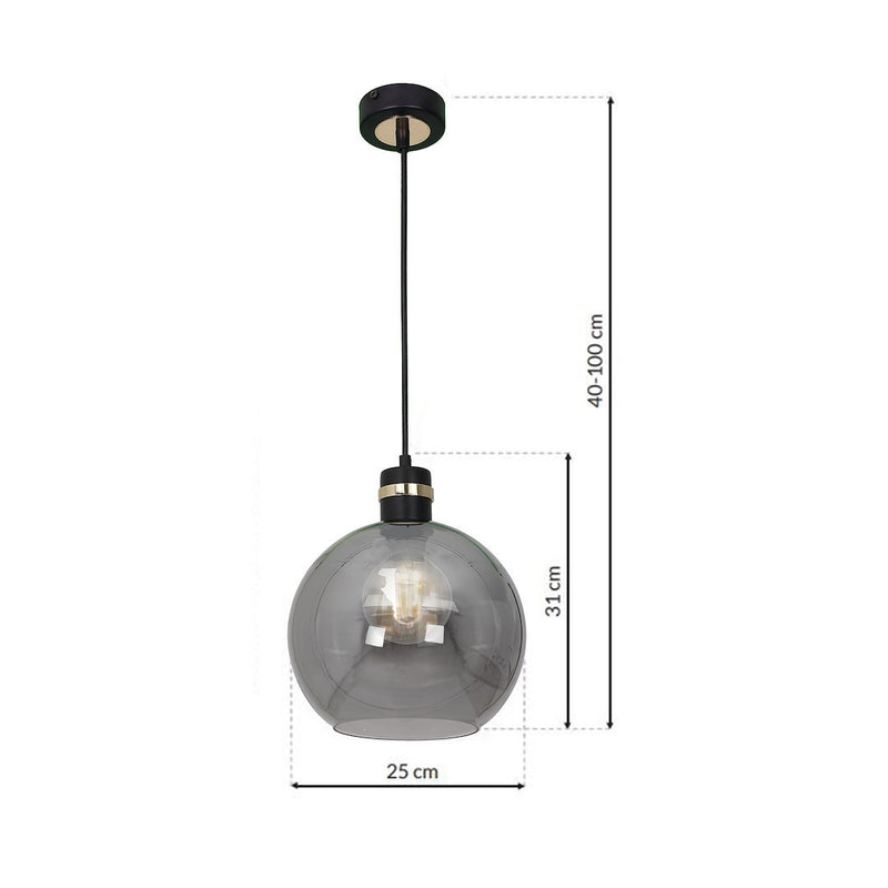 Milagro Omega pendant lamp E27