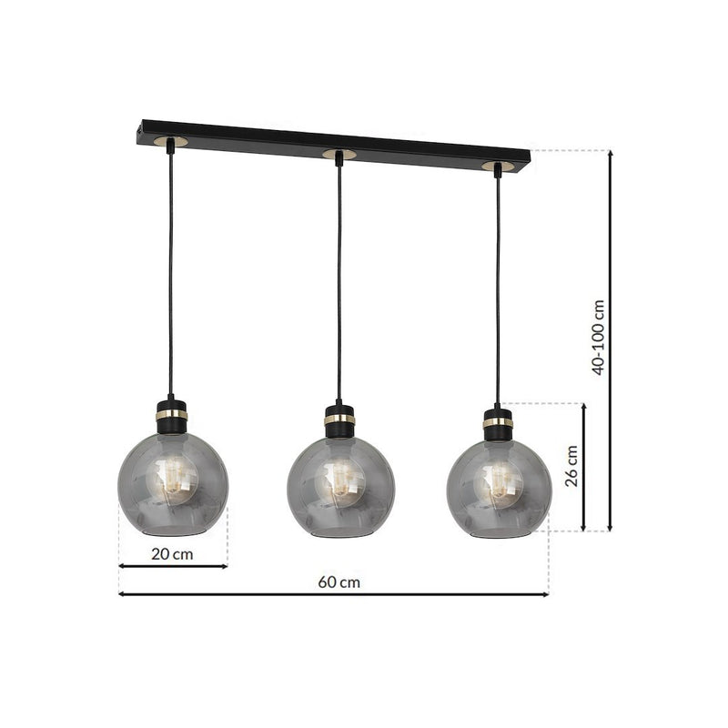 Milagro Omega pendant lamp E27