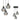 Milagro Omega pendant lamp E27