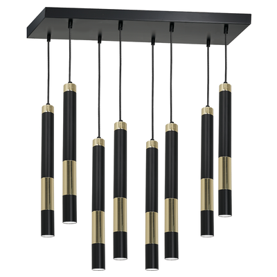 Milagro Dallas 8L ceiling lamp GU10