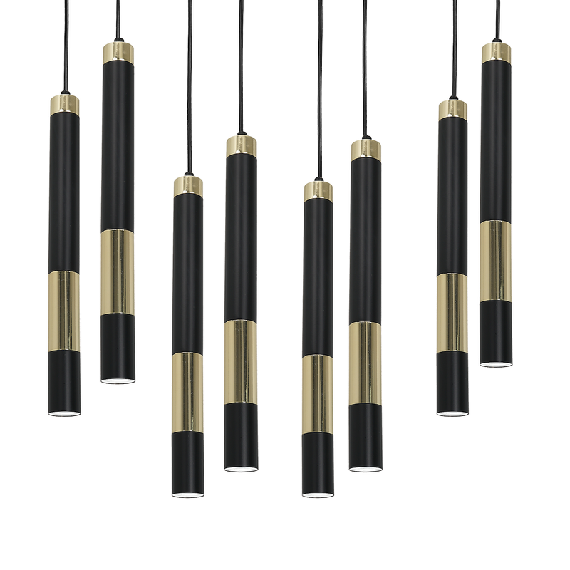 Milagro Dallas 8L ceiling lamp GU10