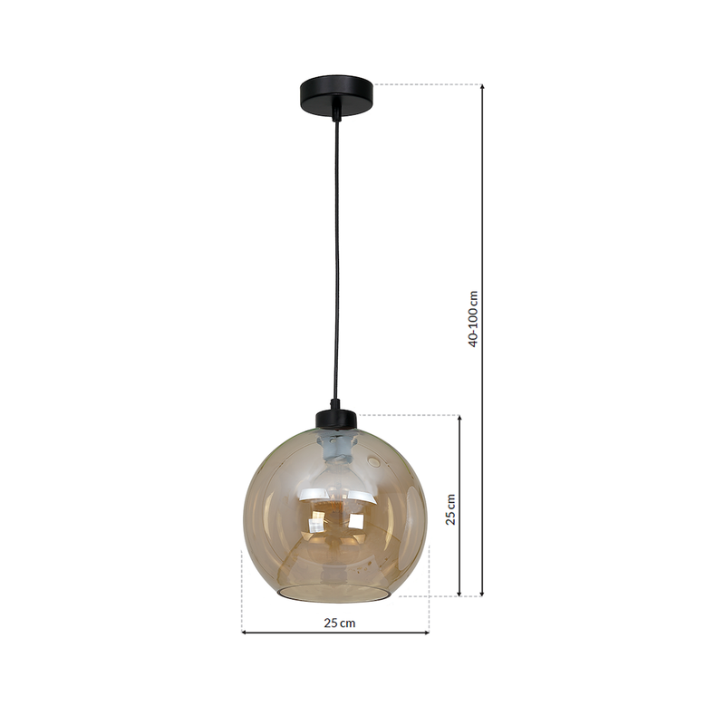 Milagro Sofia pendant lamp E27