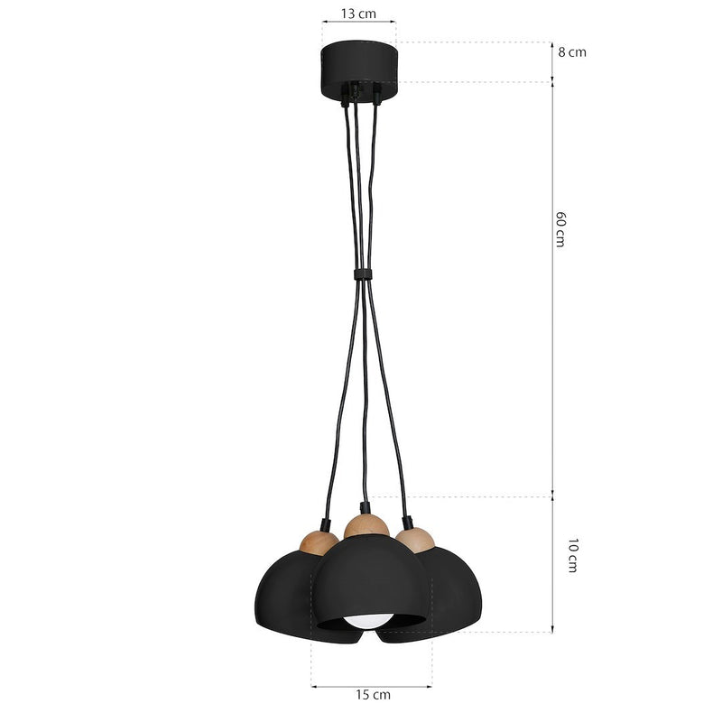 Milagro Lady pendant lamp E27