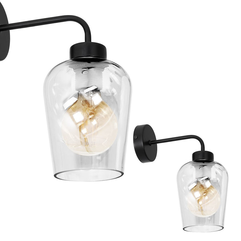 Milagro Santiago wall sconce lamp E27 H 23cm