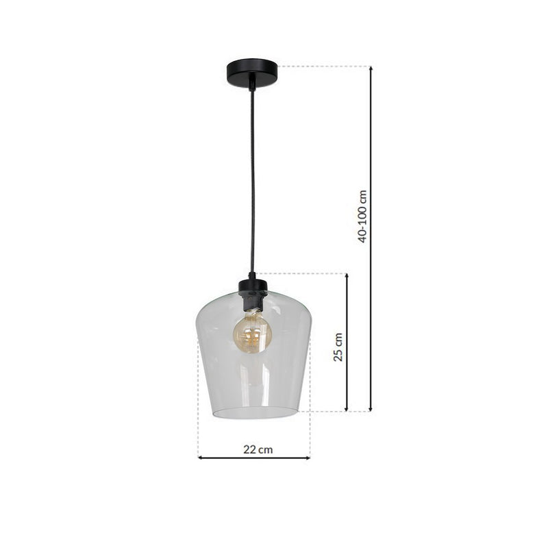 Milagro Santiago pendant lamp E27