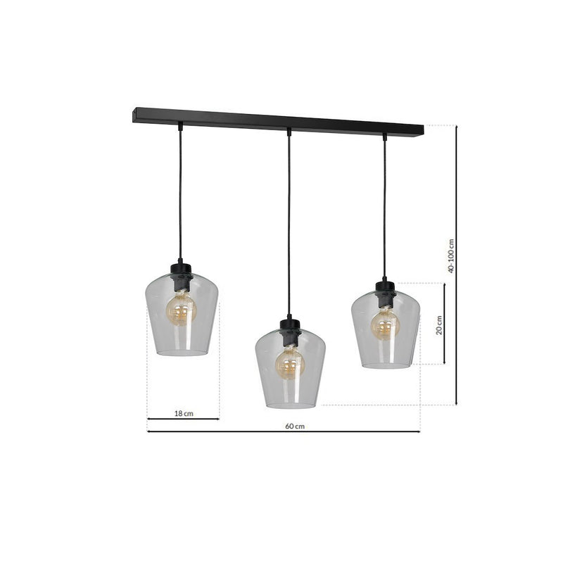 Milagro Santiago pendant lamp E27