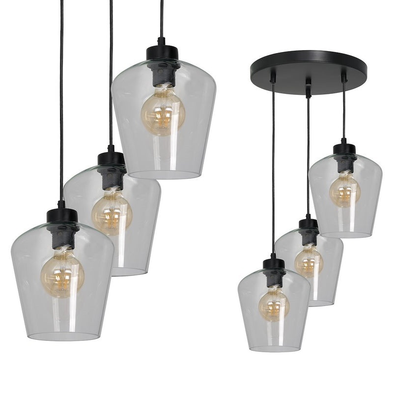 Milagro Santiago pendant lamp E27