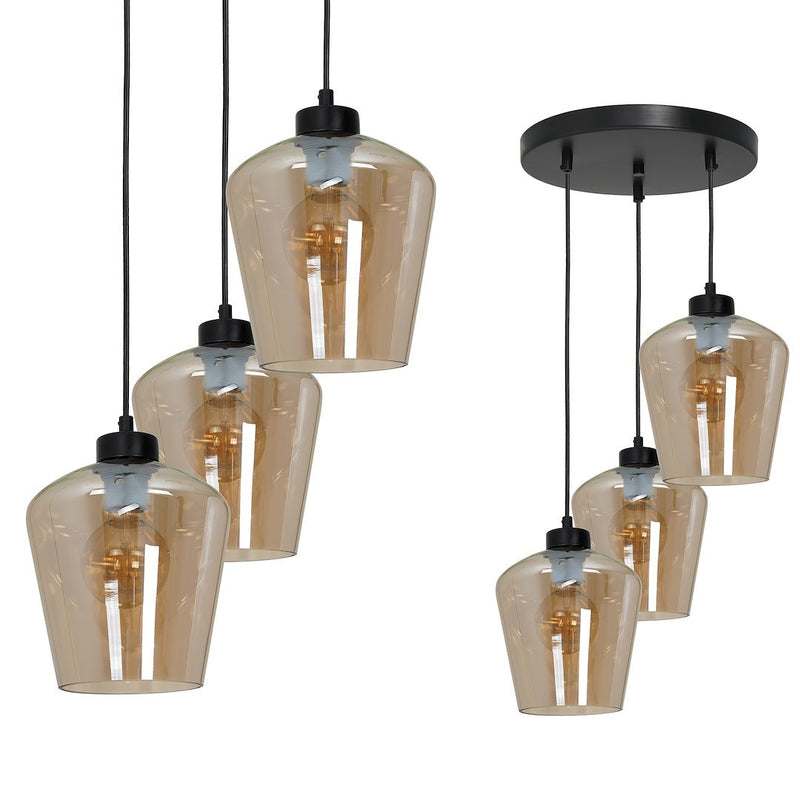 Milagro Santiago pendant lamp E27
