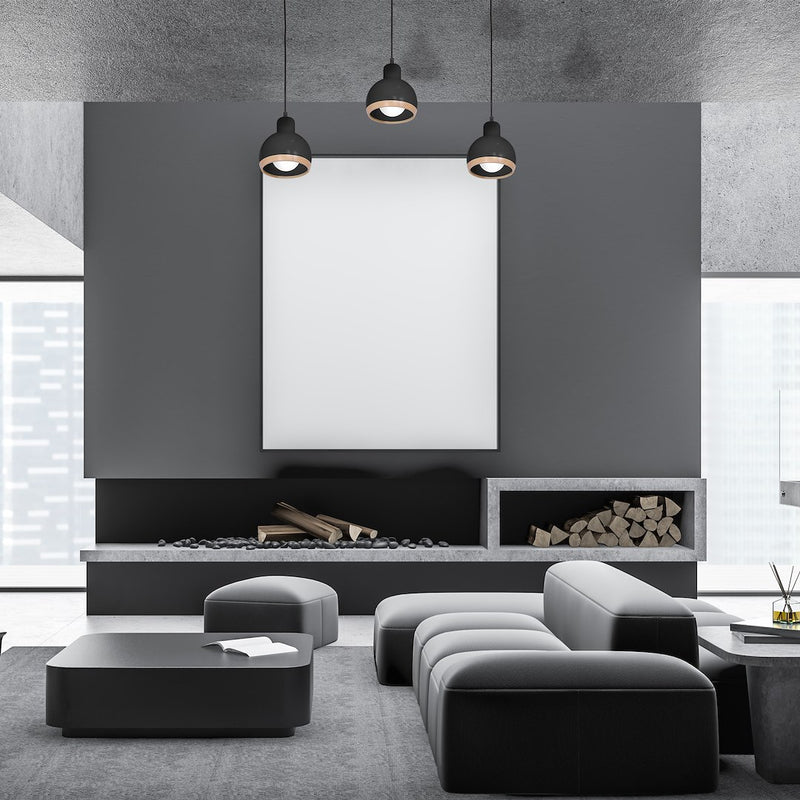 Milagro Oval pendant lamp E27