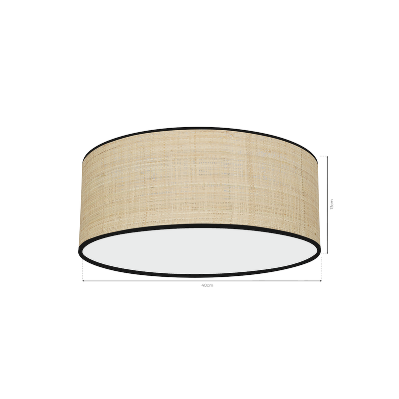 Milagro Marshal 2L ceiling lamp E27 H 13cm