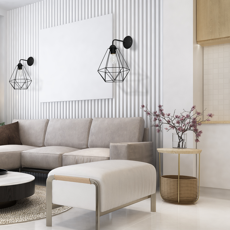 Milagro Basket wall sconce lamp E27 H 38cm