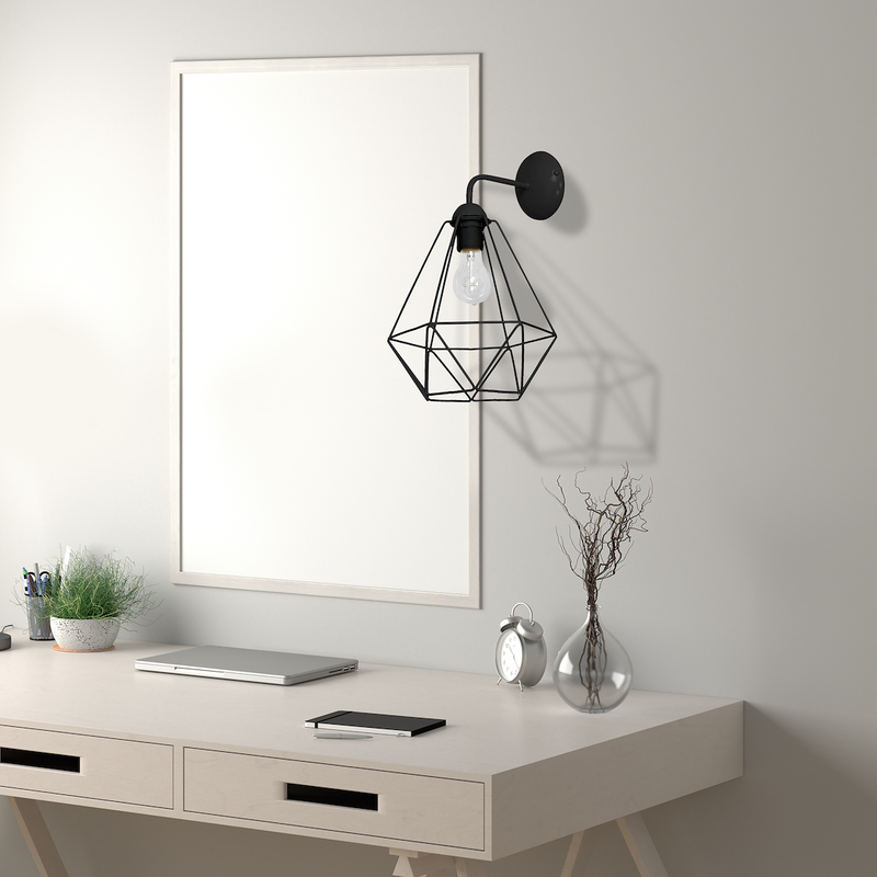 Milagro Basket wall sconce lamp E27 H 38cm