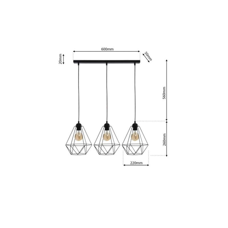 Milagro Basket pendant lamp E27
