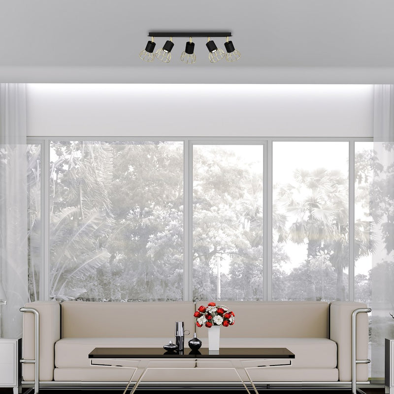 Milagro Dante 5L ceiling lamp GU10 H 16cm