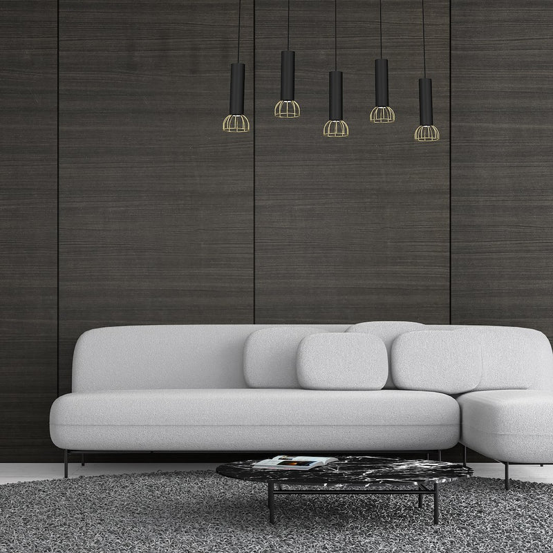 Milagro Dante 5L pendant lamp GU10