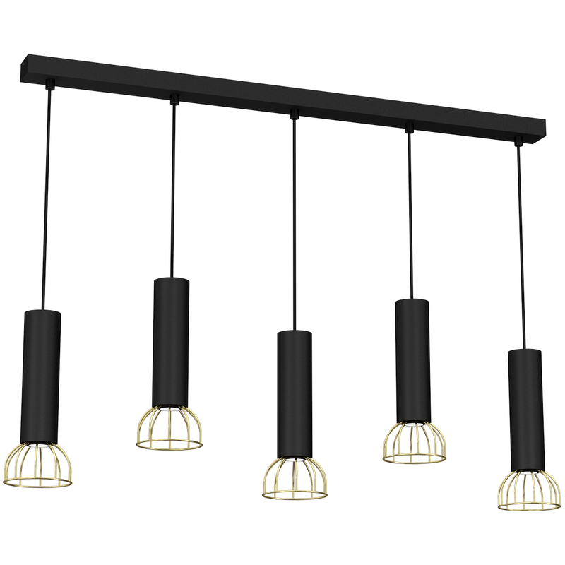 Milagro Dante 5L pendant lamp GU10
