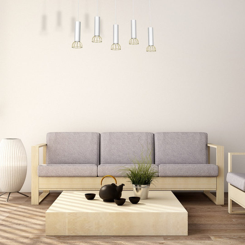 Milagro Dante 5L pendant lamp GU10