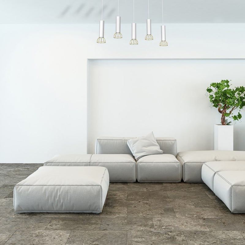 Milagro Dante 5L pendant lamp GU10