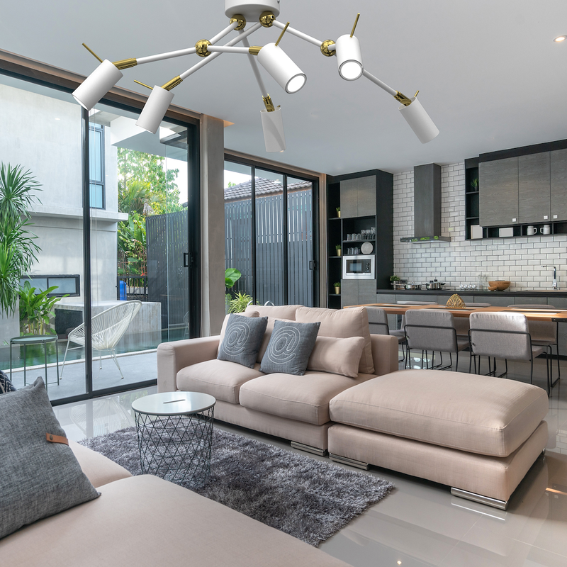 Milagro Iris 6L ceiling lamp GU10 H 27cm