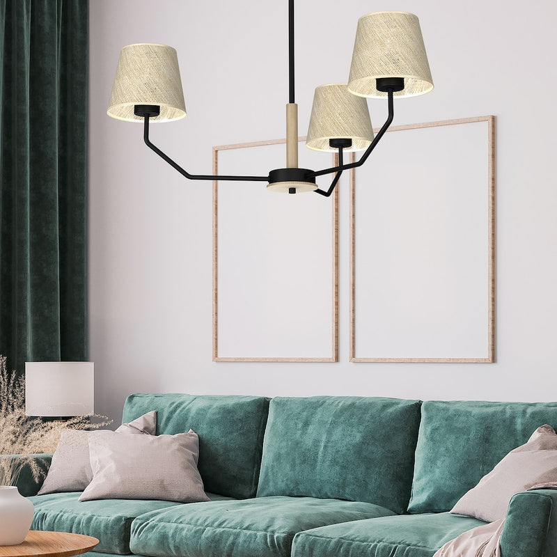 Milagro Etna 3L pendant lamp E27 H 52cm