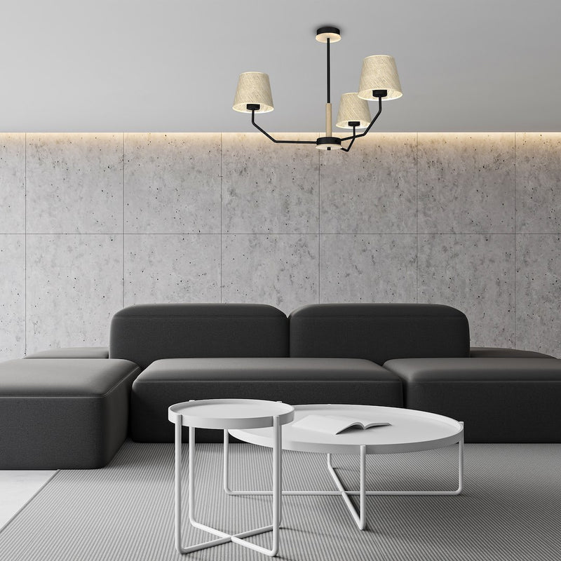 Milagro Etna 3L pendant lamp E27 H 52cm