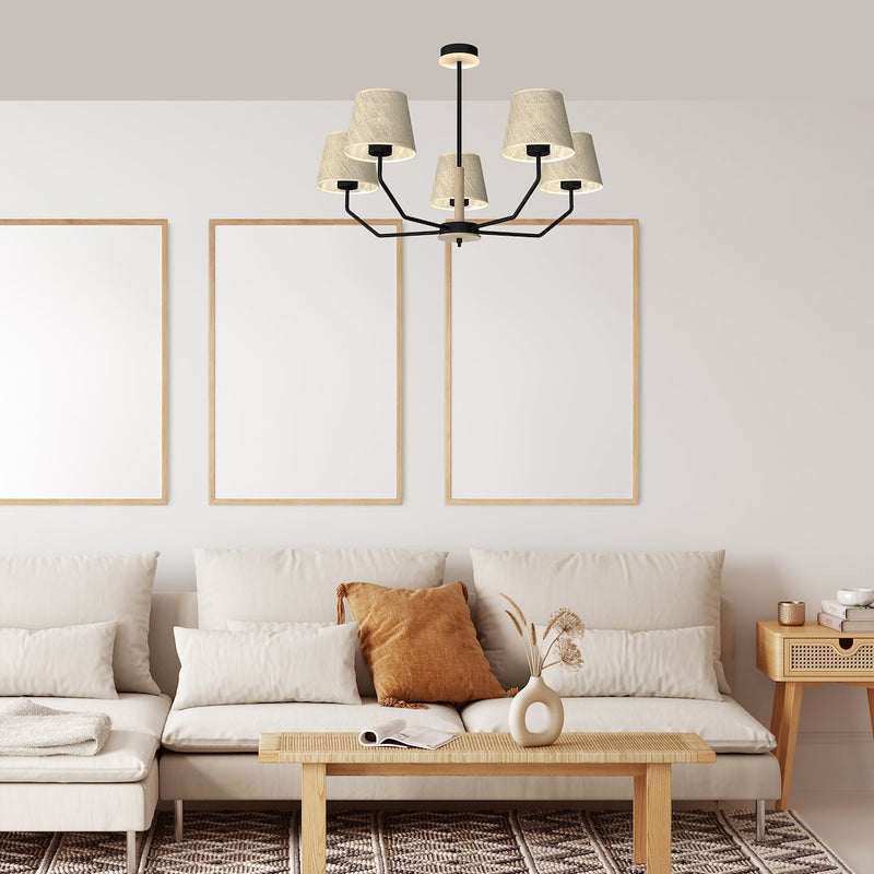 Milagro Etna 5L pendant lamp E27 H 52cm