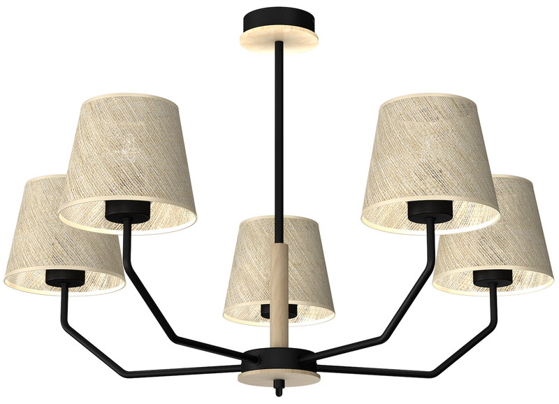 Milagro Etna 5L pendant lamp E27 H 52cm