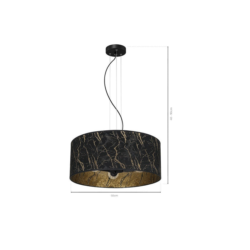 Milagro Senso 3L pendant lamp E27