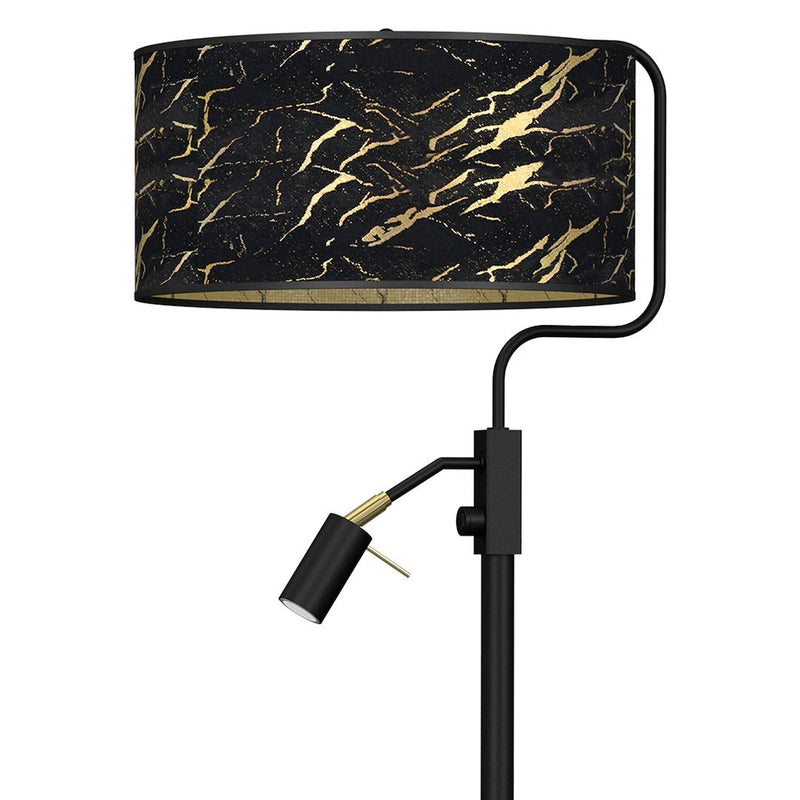 Milagro Senso 2L floor lamp E27 / GU10, black H 150cm