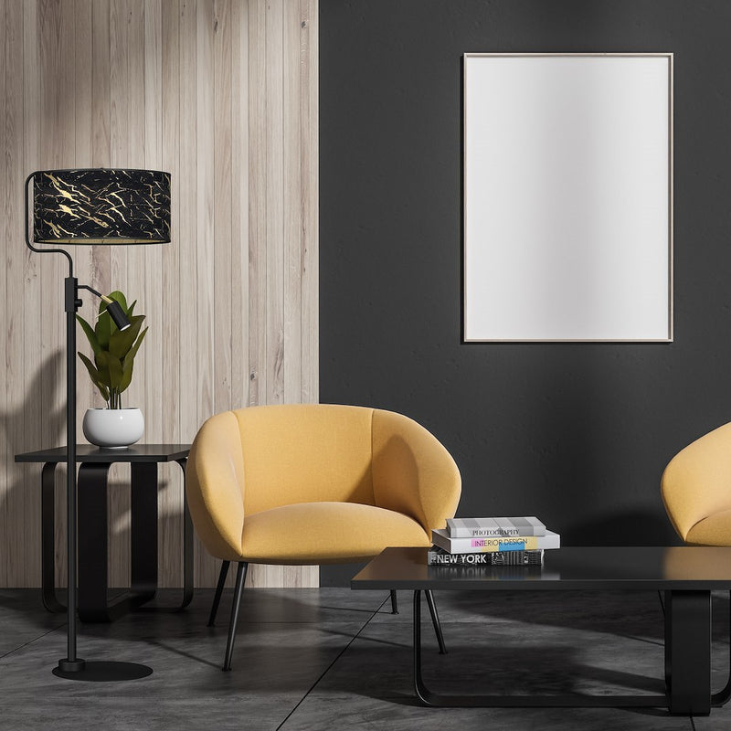 Milagro Senso 2L floor lamp E27 / GU10, black H 150cm